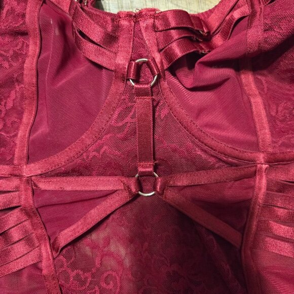 Torrid Straps And Rings Satin Bodysuit - Picture 12 of 13
